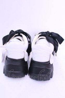 画像3: サンリオ / マイメロ厚底スニーカー L シロ×クロ O-25-12-18-1090-EL-SH-OW-OS