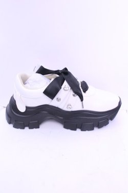 画像5: サンリオ / マイメロ厚底スニーカー L シロ×クロ O-25-12-18-1090-EL-SH-OW-OS