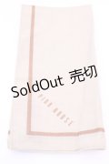 PINK HOUSE / ハンカチーフ  ロゴライン キャメル O-25-12-18-1015-LO-ZA-IG-OS