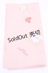 PINK HOUSE / ハンカチーフ  くま柄ピンク O-25-12-18-1020-LO-ZA-IG-OS