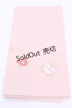 画像3: PINK HOUSE / ハンカチーフ  くま柄ピンク O-25-12-18-1020-LO-ZA-IG-OS