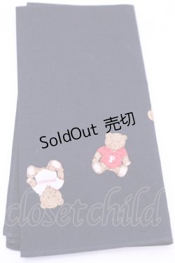 画像3: PINK HOUSE / ハンカチーフ  くま柄クロ O-25-12-18-1021-LO-ZA-IG-OS