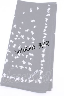 画像1: INGEBORG / ハンカチーフ  うさぎクロ O-25-12-18-1024-LO-ZA-IG-OS