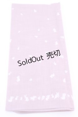 画像3: INGEBORG / ハンカチーフ  うさぎピンク O-25-12-18-1025-LO-ZA-IG-OS