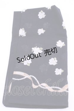 画像3: INGEBORG / ハンカチーフ  カメリアパールクロ O-25-12-18-1026-LO-ZA-IG-ZT0110C