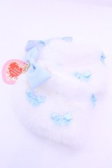 BABY,THE STARS SHINE BRIGHT / Cherie de Neigeアンクルカバー  シロ×サックス O-25-12-18-1028-BA-ZA-OW-OS