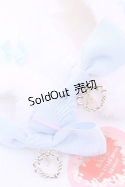 画像2: BABY,THE STARS SHINE BRIGHT / Cherie de Neigeアンクルカバー  シロ×サックス O-25-12-18-1028-BA-ZA-OW-ZT422-F002