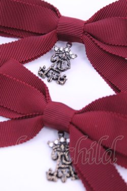 画像2: ALICE and the PIRATES / 多重リボンクリップ  エンジ O-25-12-18-1030-PA-ZA-YM-OS