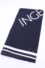 INGEBORG / ハンカチーフ  ロゴクロ O-25-12-18-1005-LO-ZA-IG-OS