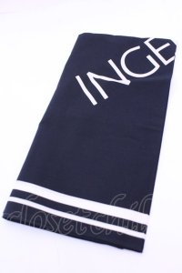 INGEBORG / ハンカチーフ  ロゴクロ O-25-12-18-1005-LO-ZA-IG-OS