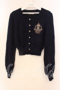 Amavel / Theatreland Emblemカーディガン  ネイビー O-25-12-18-070-CA-TO-IG-OS
