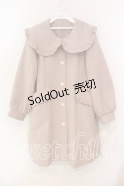 画像1: Amavel / フリル襟コート  ピンク O-25-12-18-071-CA-OP-IG-OS