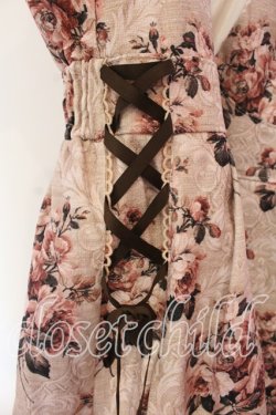 画像2: axes femme / クラシックローズ柄ジャンスカ F キナリ O-25-12-18-074-AX-OP-OW-OS