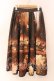画像1: axes femme Nostalgic / 幻想街柄ロングスカート F ブラウン O-25-12-18-076-LO-SK-OW-OS (1)