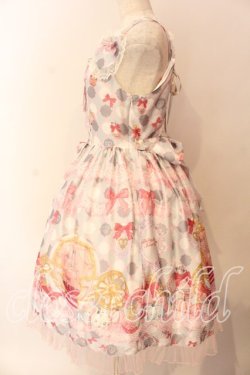 画像4: BABY,THE STARS SHINE BRIGHT / Princess Cosmetics Dreamy Palette柄Heartジャンパースカート  グレー×ピンク O-25-12-18-006-BA-OP-IG-OS