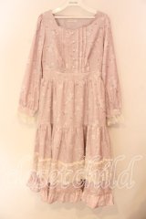 axes femme / SAKURAティアードワンピース F ピンク O-25-12-18-086-AX-OP-OW-OS