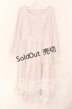 画像1: axes femme / SAKURAティアードワンピース F ピンク O-25-12-18-086-AX-OP-OW-OS