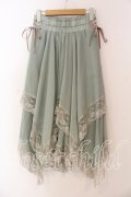 axes femme / 裾レースイレヘムスカート F グリーン O-25-12-18-088-AX-SK-OW-OS