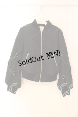 画像1: EATME / uniクロスMA-1  クロ O-25-12-18-008-LO-JA-IG-OS