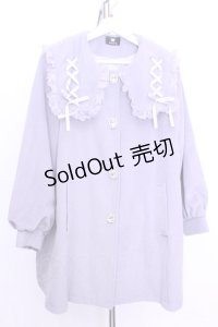 Rojita / レースアップカラーAラインコート  グレー O-25-12-18-2041-LO-CO-IG-OS