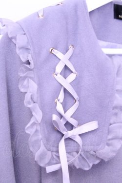 画像2: Rojita / レースアップカラーAラインコート  グレー O-25-12-18-2041-LO-CO-IG-OS