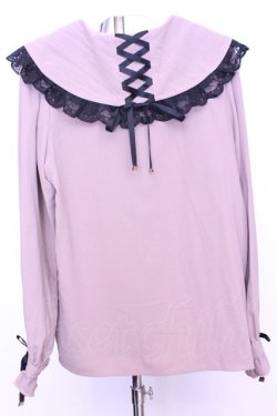 画像3: Rojita / リボンブローチバックレースアップブラウス  ピンク O-25-12-18-2042-LO-BL-IG-OS