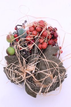 画像4: KANEKO ISAO / 葡萄コサージュ  - O-25-12-18-2005-EL-AC-IG-OS