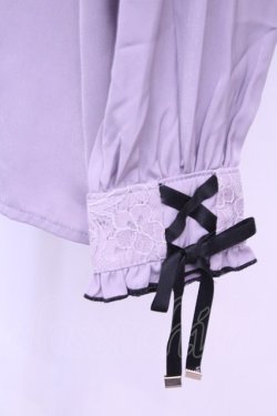 画像3: Rojita / ハートブローチ付きレース切り替えブラウス  ラベンダー O-25-12-18-2043-LO-BL-IG-OS