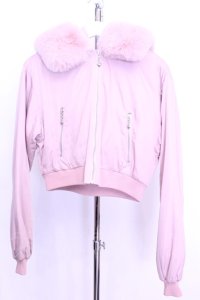 MA*RS / ファーフードブルゾン  ピンク O-25-12-18-2044-EL-JA-IG-OS