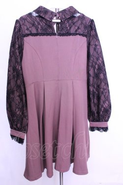 画像3: Rojita / レース切替リボンチョーカーワンピース  ピンク O-25-12-18-2048-LO-OP-IG-OS