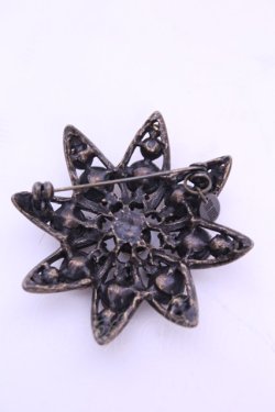 画像2: PINK HOUSE / ストーンフラワーコサージュ  アイボリー×濃ピンク O-25-12-18-2006-LO-AC-IG-OS