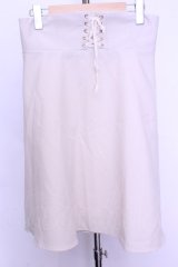 LODISPOTTO / レースアップスカート  アイボリー O-25-12-18-2052-LO-SK-IG-OS