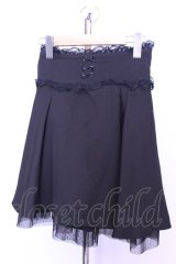 MA*RS / バックリボンフレアスカート  クロ O-25-12-18-2053-EL-SK-IG-OS