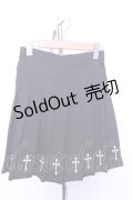 MA*RS / 十字架刺繍スカート  クロ O-25-12-18-2056-EL-SK-IG-OS