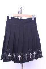MA*RS / 十字架刺繍スカート  クロ O-25-12-18-2056-EL-SK-IG-OS