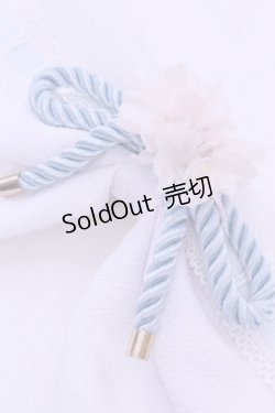 画像2: Amavel / 柴犬神社の春詣 リボンバレッタ  シロ×サックス O-25-12-18-2060-CA-AC-OW-OS