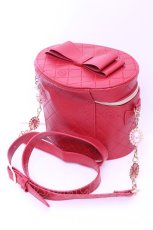 画像2: Amavel / Dreamy Ribbon Wrappingバニティバッグ  アカ O-25-12-18-2061-CA-BG-OW-ZT286 (2)