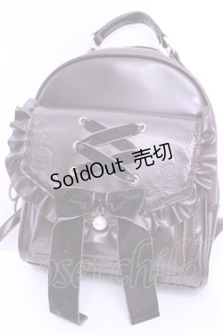 画像1: axes femme POETIQUE / レースアップミニリュック  ブラウン O-25-12-18-2063-AX-BG-OW-ZT335