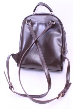 画像2: axes femme POETIQUE / レースアップミニリュック  ブラウン O-25-12-18-2063-AX-BG-OW-OS