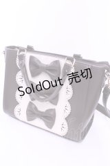 axes femme POETIQUE / トリプルリボンバッグ  ブラウン O-25-12-18-2064-AX-BG-OW-OS