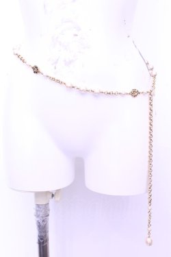 画像1: KANEKO ISAO / パールチェーンベルト  ゴールド O-25-12-18-2011-EL-AC-IG-OS