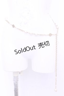 画像1: KANEKO ISAO / パールチェーンベルト  ゴールド O-25-12-18-2011-EL-AC-IG-ZT0110C
