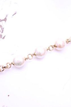 画像2: KANEKO ISAO / パールチェーンベルト  ゴールド O-25-12-18-2011-EL-AC-IG-OS