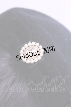 画像2: m petit by misako / AMモチーフリボンベレー 57.5ｃｍ クロ O-25-12-18-2014-LO-AC-OW-OS