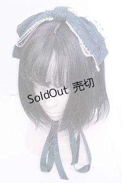 画像1: axes femme kawaii / レディローズヘッドドレス  グリーン O-25-12-18-2017-AX-AC-OW-ZT485-F002