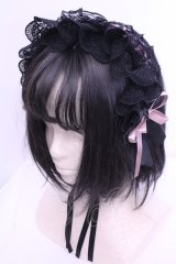 DearMyLove / 4WAYクリップ型ヘッドドレス  クロ×ピンク O-25-12-18-2018-EL-AC-OW-OS