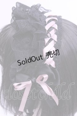 画像2: DearMyLove / 4WAYクリップ型ヘッドドレス  クロ×ピンク O-25-12-18-2018-EL-AC-OW-ZT0104R