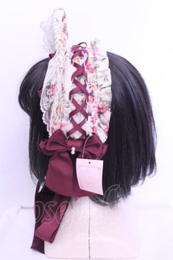 画像3: metamorphose / ロザリーハーフボンネット  アイボリー O-25-12-18-2021-ME-AC-OW-OS