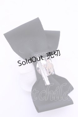 画像2: INGEBORG / カメリアクリップブローチ コサージュ  シロ×クロ O-25-12-18-2003-LO-AC-IG-ZT169F003