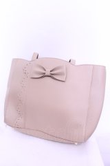 m petit by misako / AMリボントート  ベージュ O-25-12-18-2025-LO-BG-OW-OS